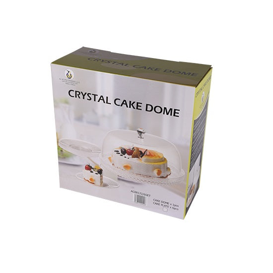 Crystal cake dome