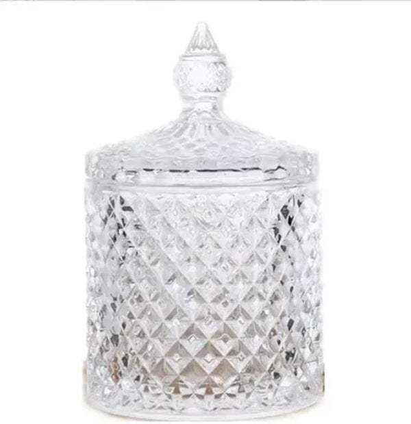 Clear Candle Glass Jar