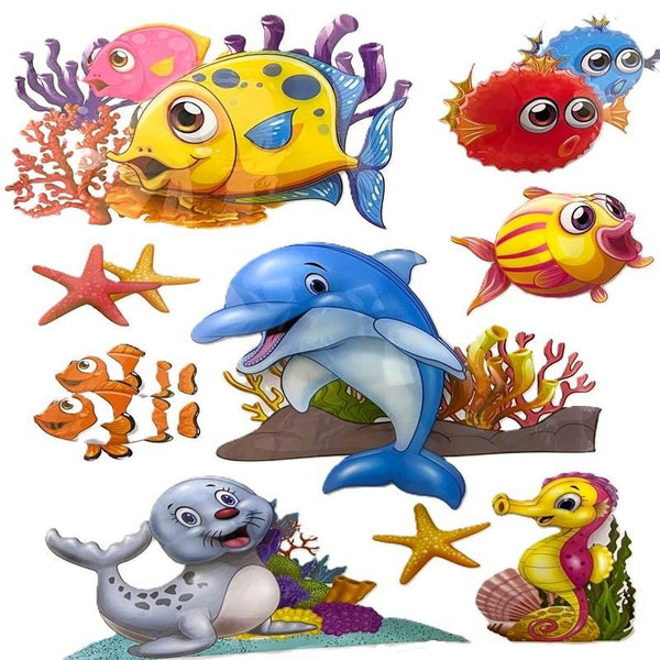 Fish and Ocean Room Decor Stickers