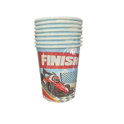 Formula one paper cup 8 pcs