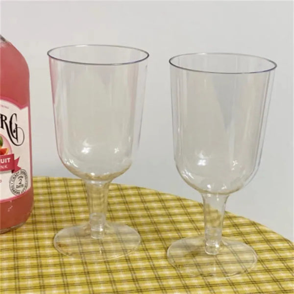 Wine plexi cups 6 pcs