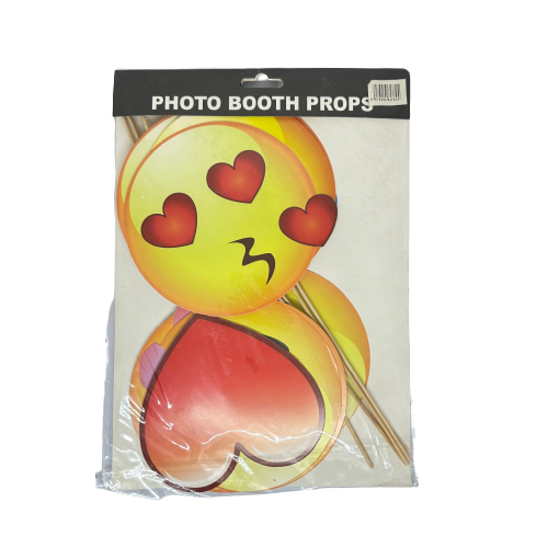 Emojies Photo Booth Props 10 pcs