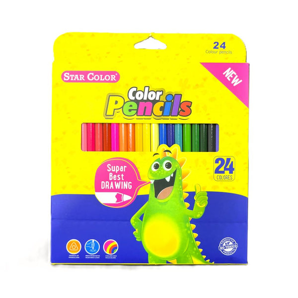 Star Color Pencils - 24 pcs