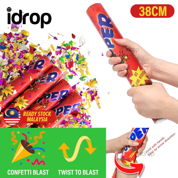 Pop Tube Party Poppers