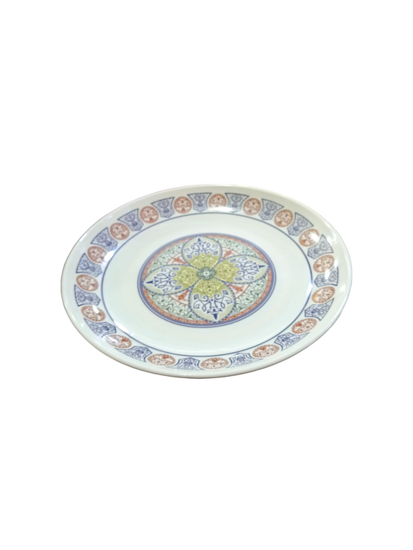 Flat Melamine Serving Plate 23 cm