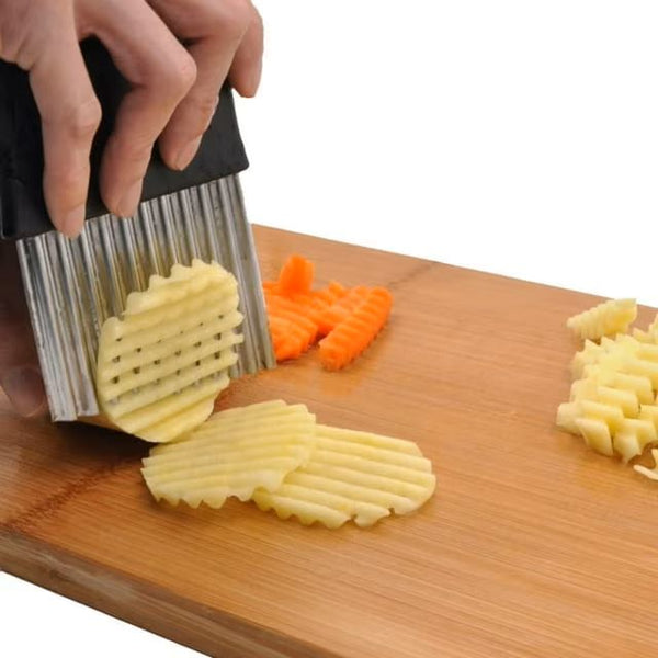 Stainless Steel Potato Cutter (Zigzag)