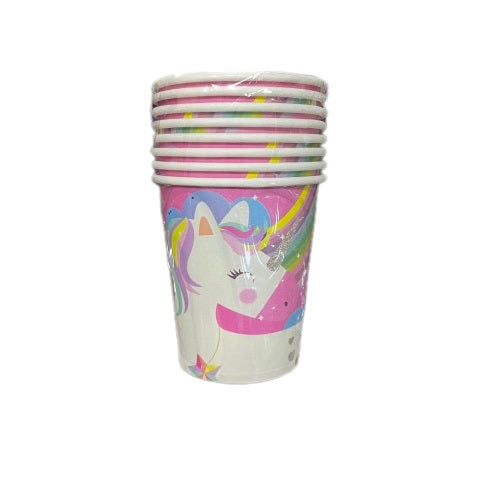 Unicorn paper cup 8 pcs