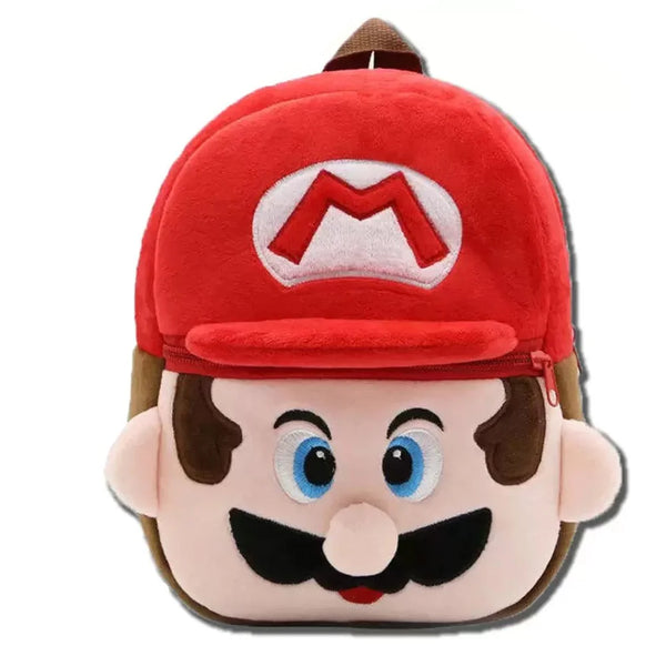 Premium Quality Mario Red & Brown Soft Plush Bag