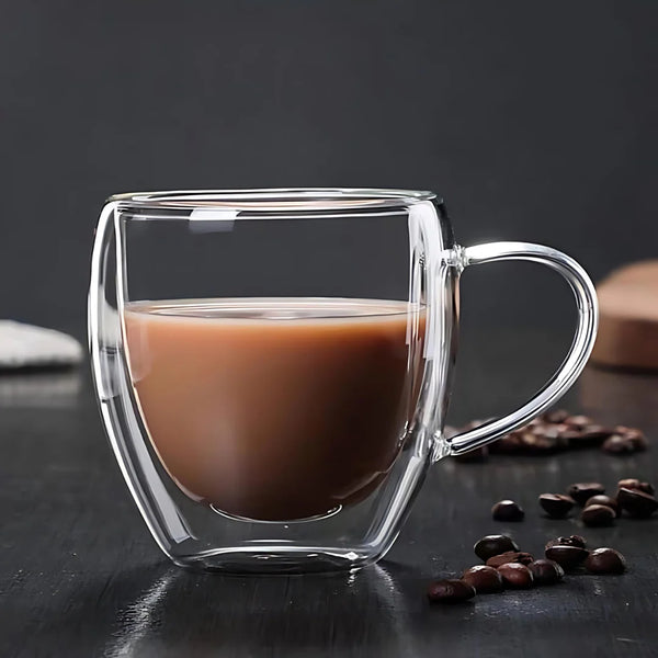 Double Glass Mug - 250 ML