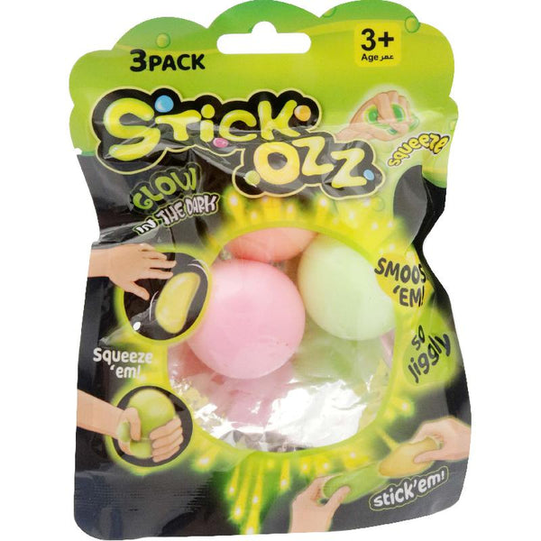 STICK OZZ Glow-in-the-Dark Sticky Balls