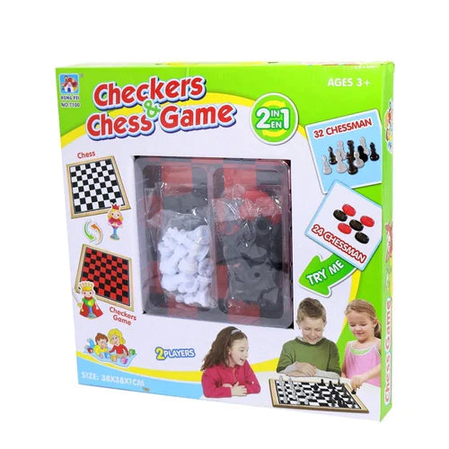 Checkers & chess game