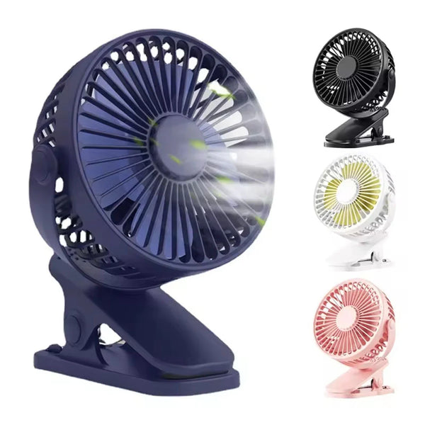 Portable Rechargeable Clip Fan