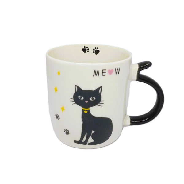 Cat-Themed MEAW Glass Mug