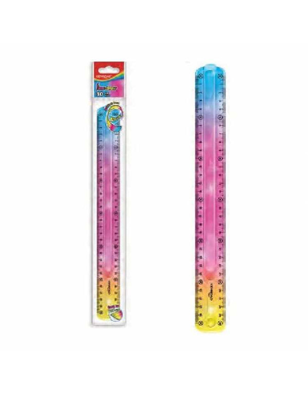 GADEER 30cm Rubber Ruler