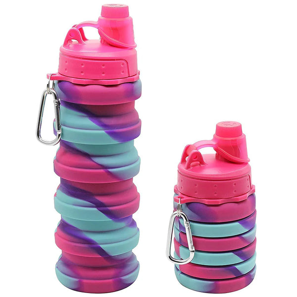 500ML Collapsible Silicone Water Bottle