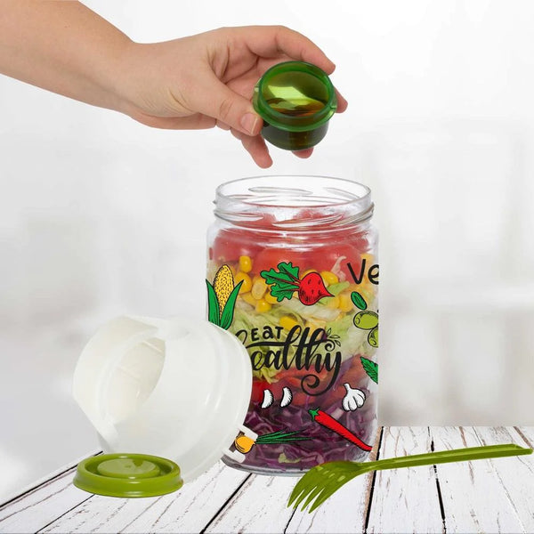 Herevin Fruit Salad Decorated Jar-Vegetables-Tray Shrink