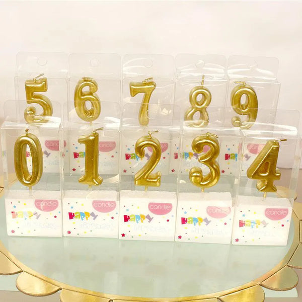 Candles number shape