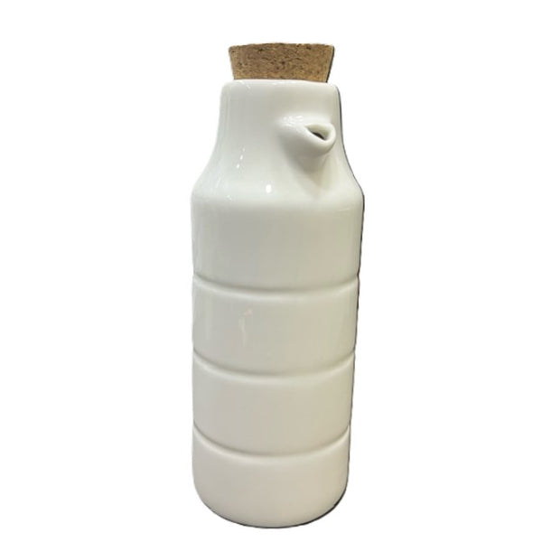 Set of 2 Porcelain White Oil Dispensers