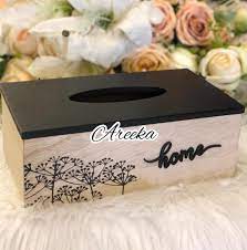 Wooden Tissue Box