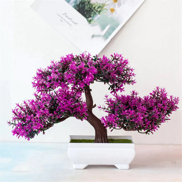 Artificial Plants Bonsai Small 3 branches Tree Pot Plant