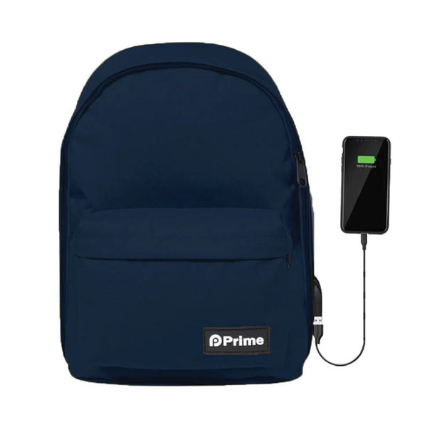 Prime 17 Inch Backpack With USB Charging Port