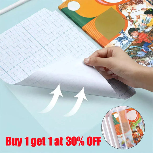 Book Protector Adhesive Covers (10 Pack)