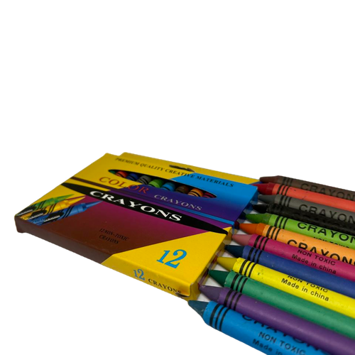 Colored crayons 12 pcs