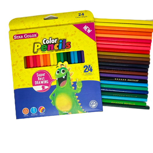 Star color pencils 24 colors