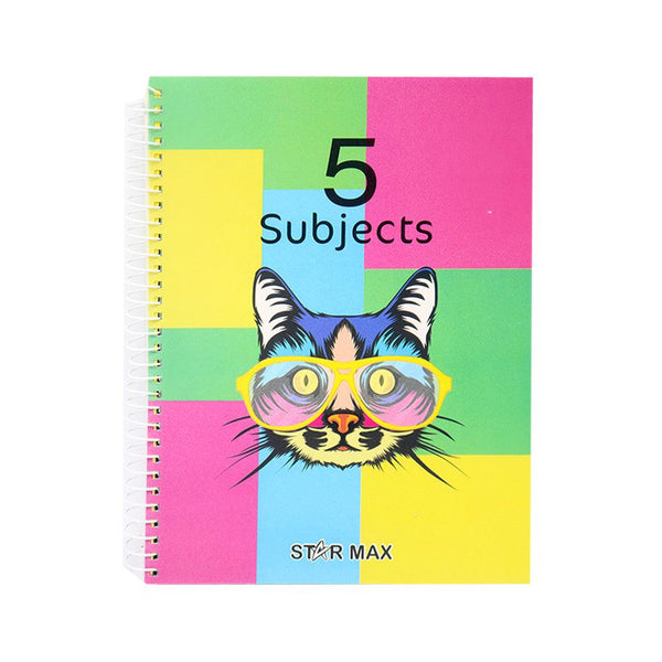 Starmax copybook A5 120 sheets 5 subjects